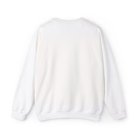 Crewneck Sweatshirt Candle Design White
